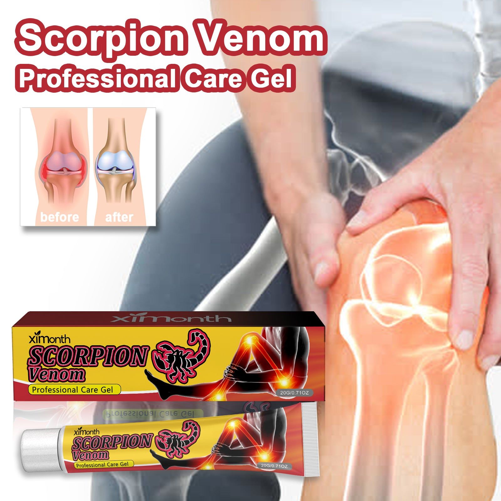 Joint Care Cream for Pain Relief, Flexibility, Inflammation, Gout, Arthritis ,20g