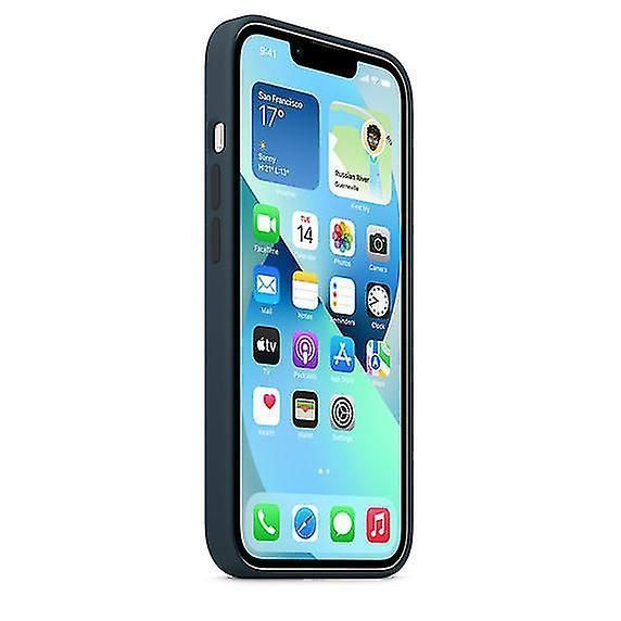 For iPhone 13 - Silicone Case with MagSafe, Protective and Stylish Phone Cover