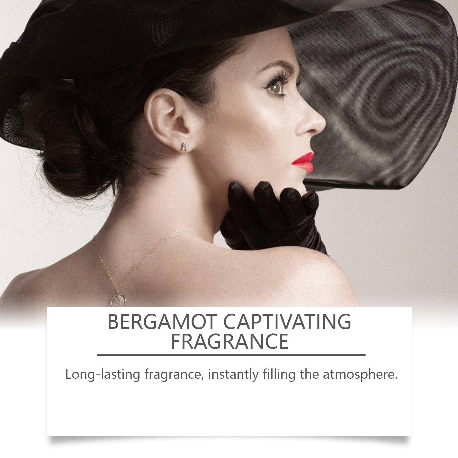 Bergamot Natural Fragrance, Long-Lasting, Elegant Soft Charm, Romantic Atmosphere ,10ml/box