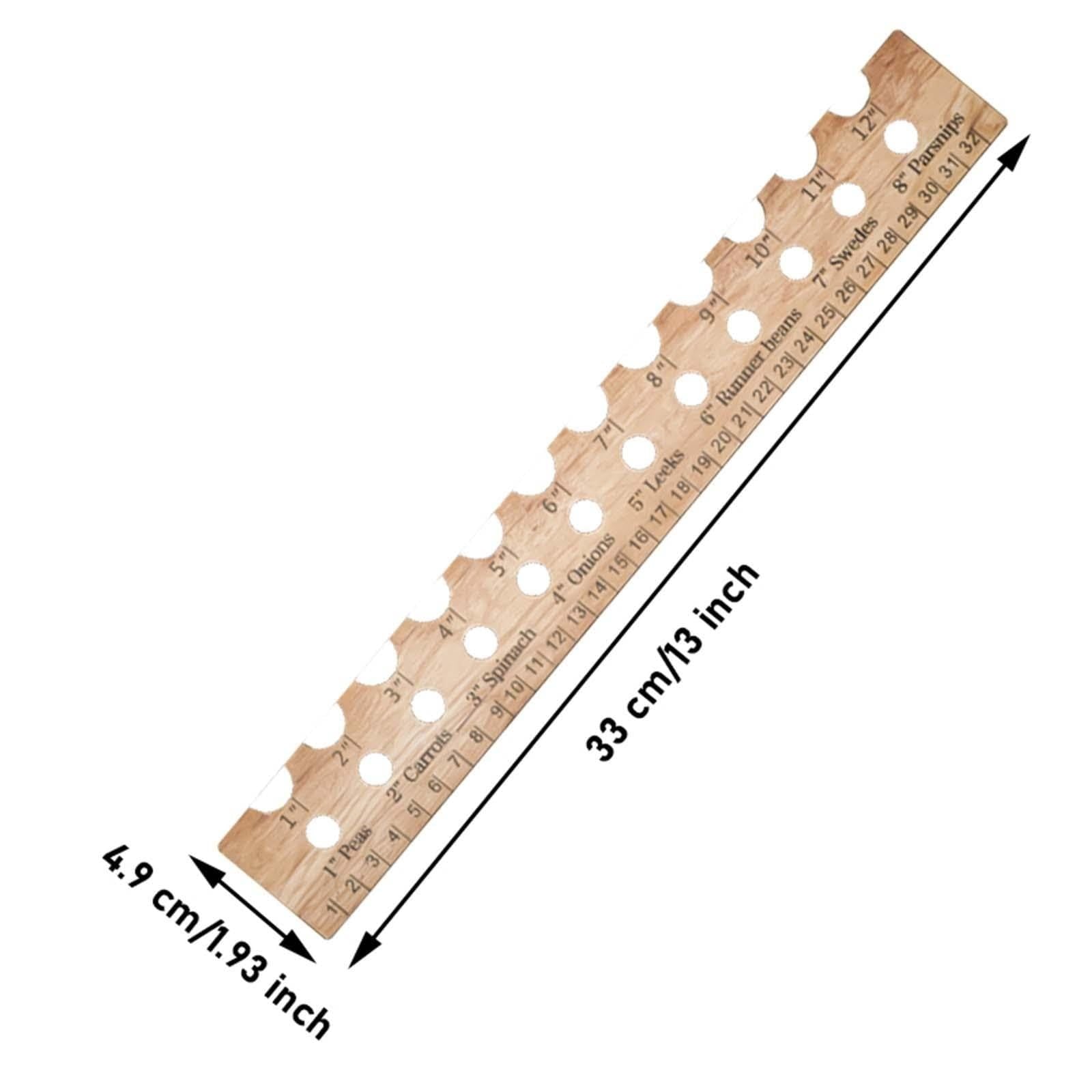 Seed Spacer Seed Ruler Seed Spacing Ruler With Inch And Centimetre Scale
