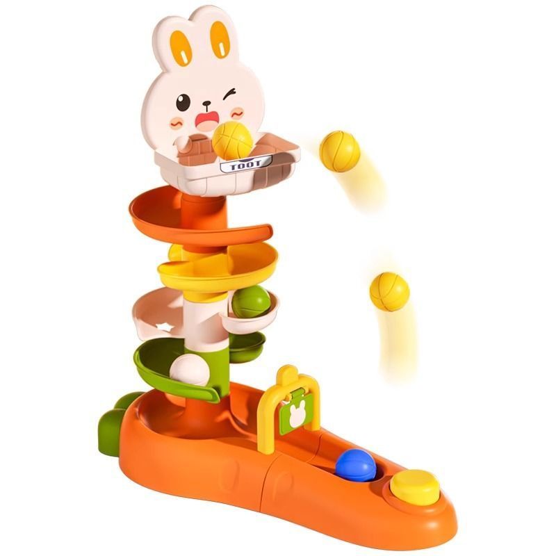 Ball Activity Toy Educational Ball Run Ramp Toy for Children Baby Girls Boys