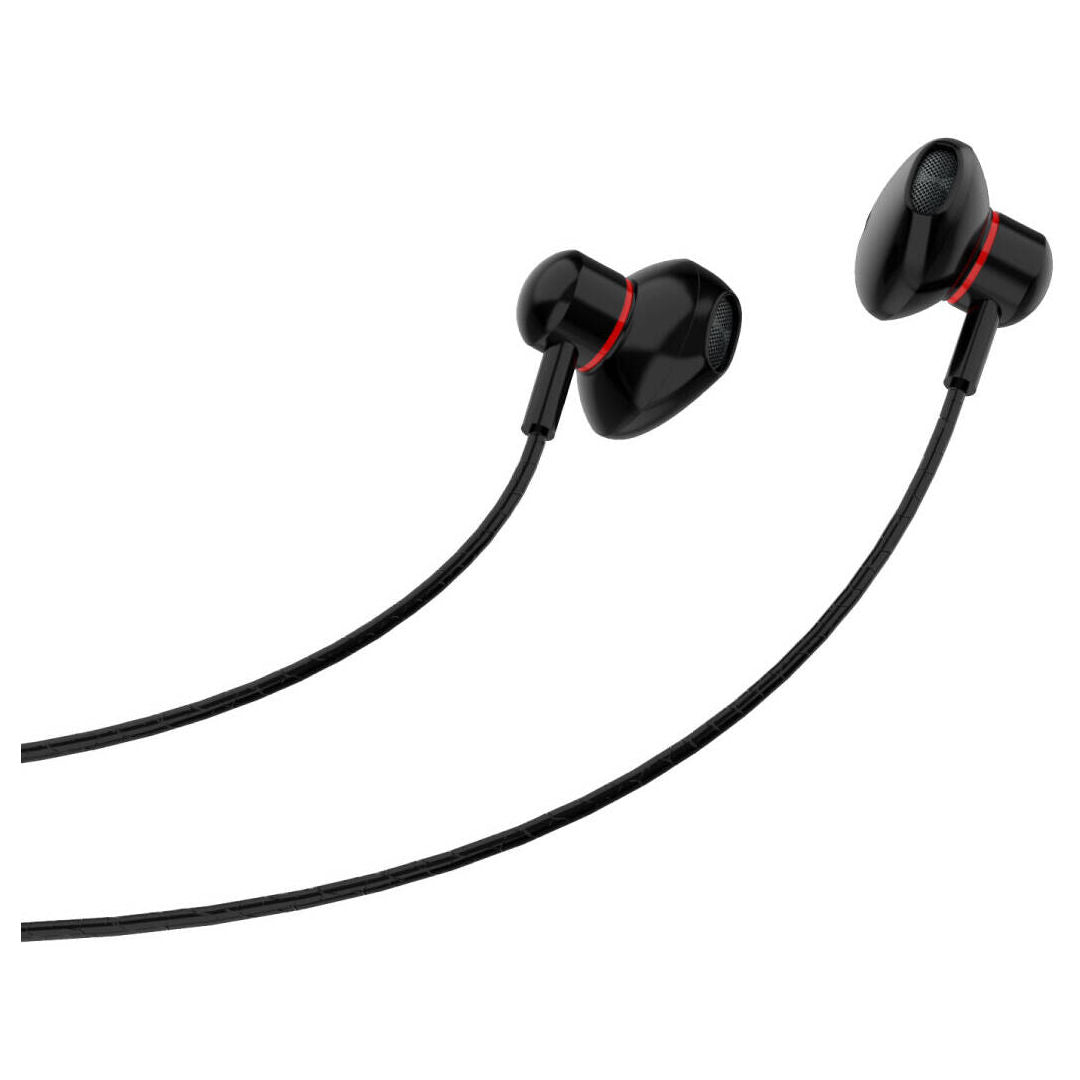 EpicArma SonicCore Hi-Fi USB-C Wired Earphones, 14mm Drivers, Braided Tangle-Free Cable, Black