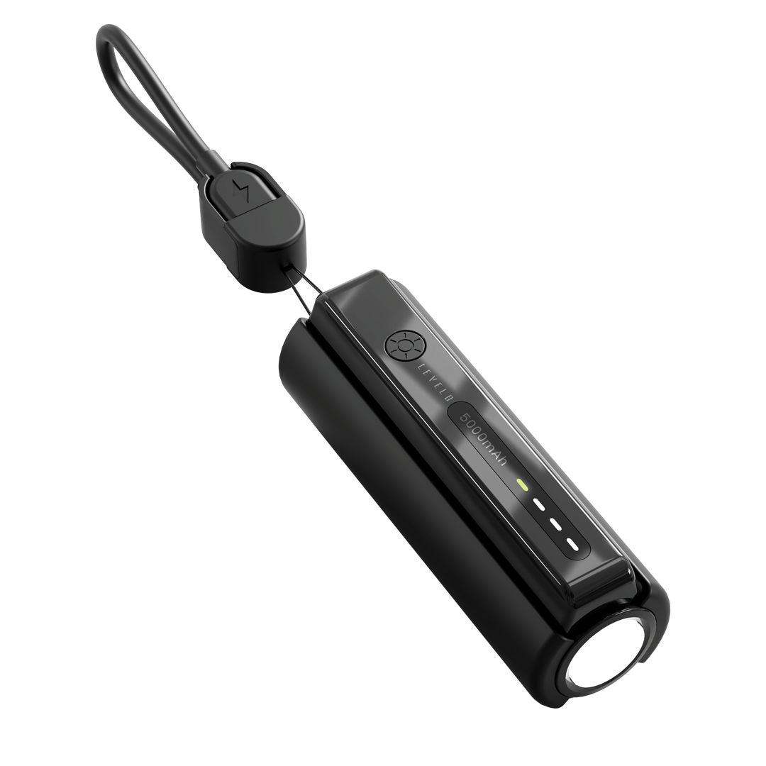 Levelo Nova Pro 5000mAh Power Bank with Flashlight, Fast Charging