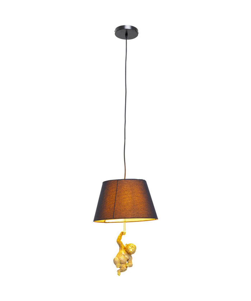 Pendant Lamp Swinging Baby Ape, 35cm