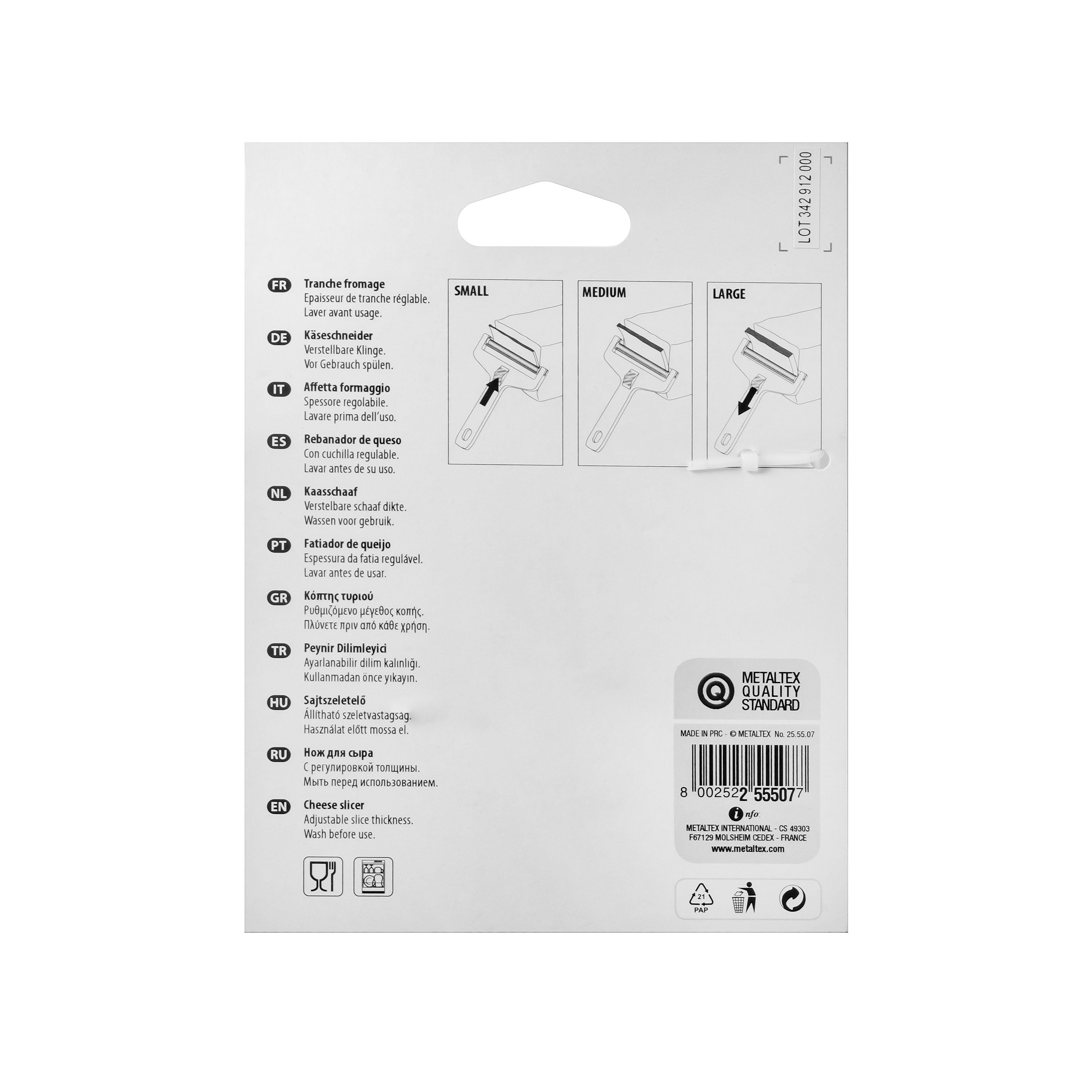 Metaltex Racelette Cheese Slicer