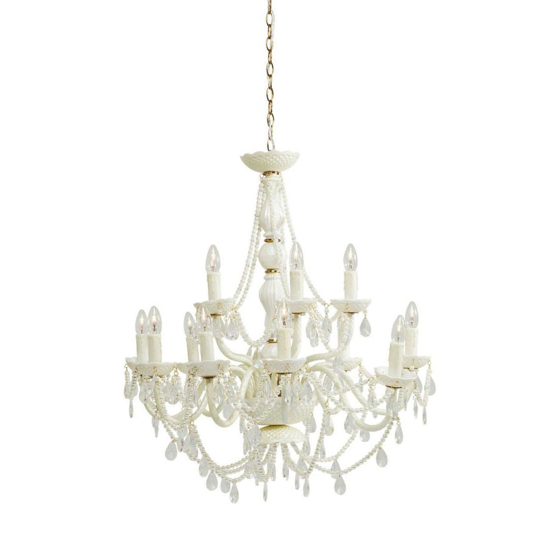 Gioiello Pendant Lamp Crystal Pearls, Branched Design