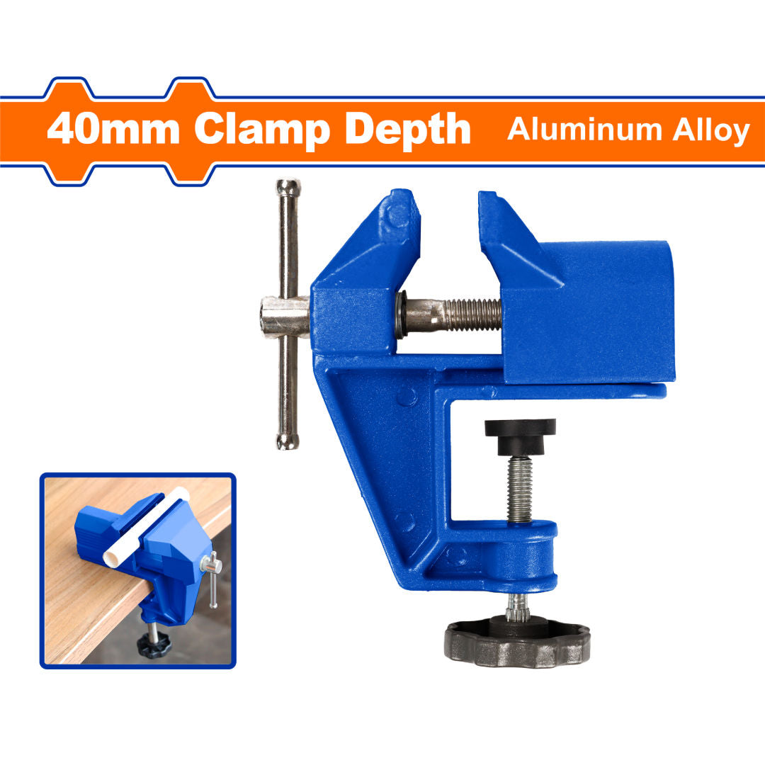 WADFOW Aluminum Alloy Table Vices, Portable & Swivel Bench Series