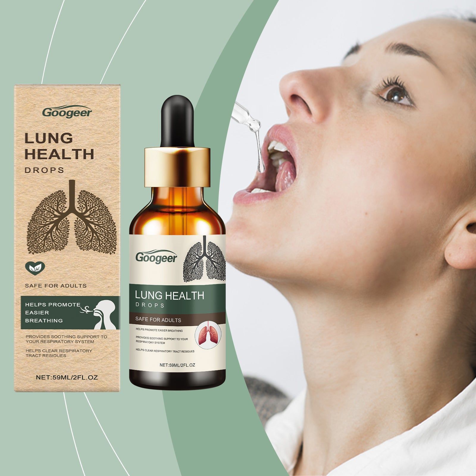 Lung Clearing Supplements, Boost Body Care, Support Lung Health, Immune Boost ,59ml
