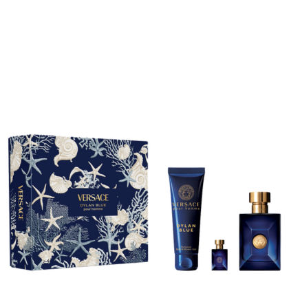 Dylan Blue Pour Homme Eau de Toilette 100ml + Shower Gel 150ml + Travel Size 5ml