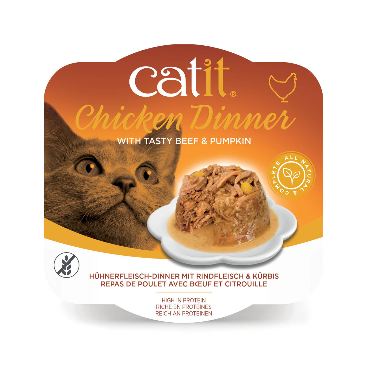 Catit Chicken Dinner, Liver & Sweet Potato 80g - Box of 6 (Near Expiry)