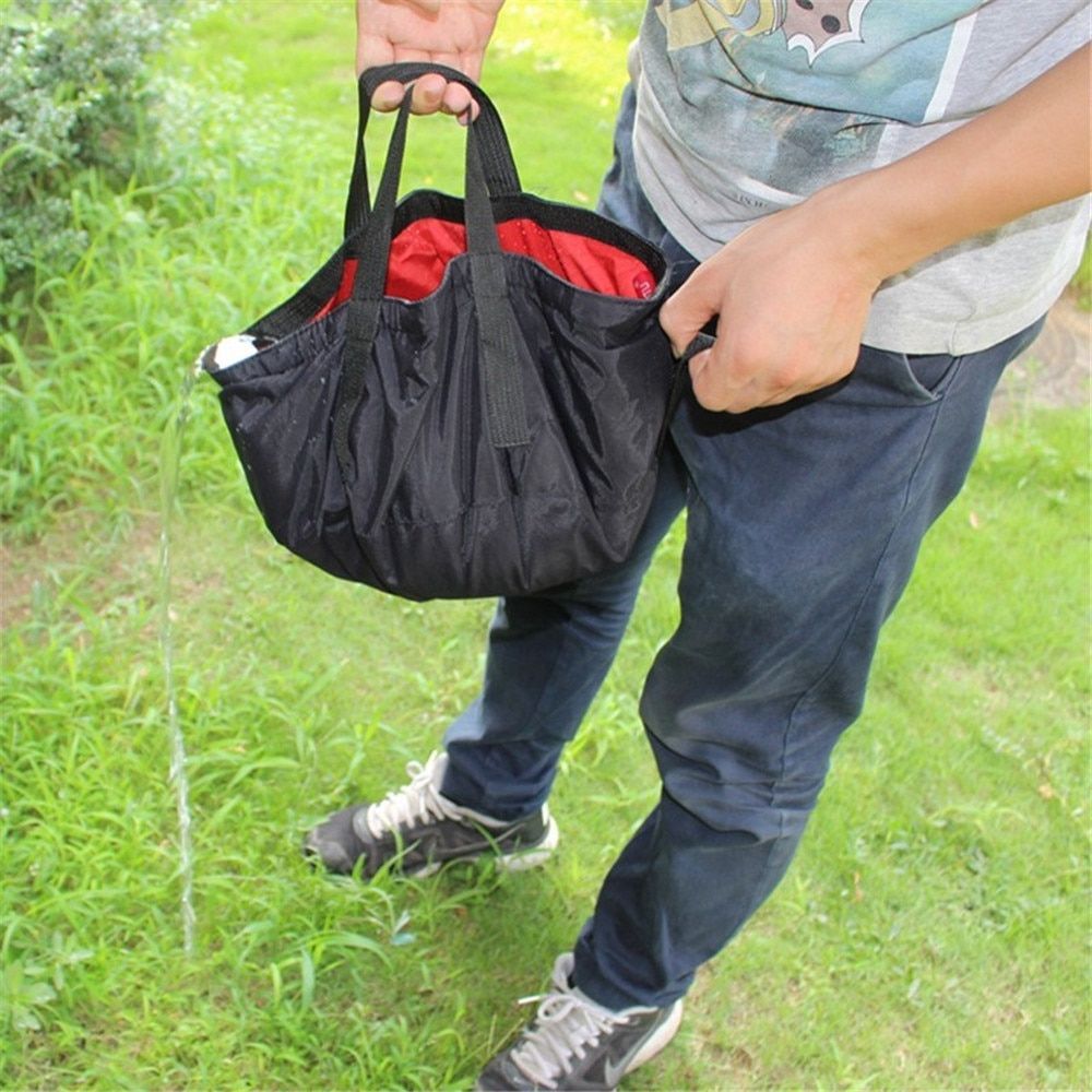 Collapsible Bucket Outdoor Folding Water Basin Portable Water Container For Travel Camping
