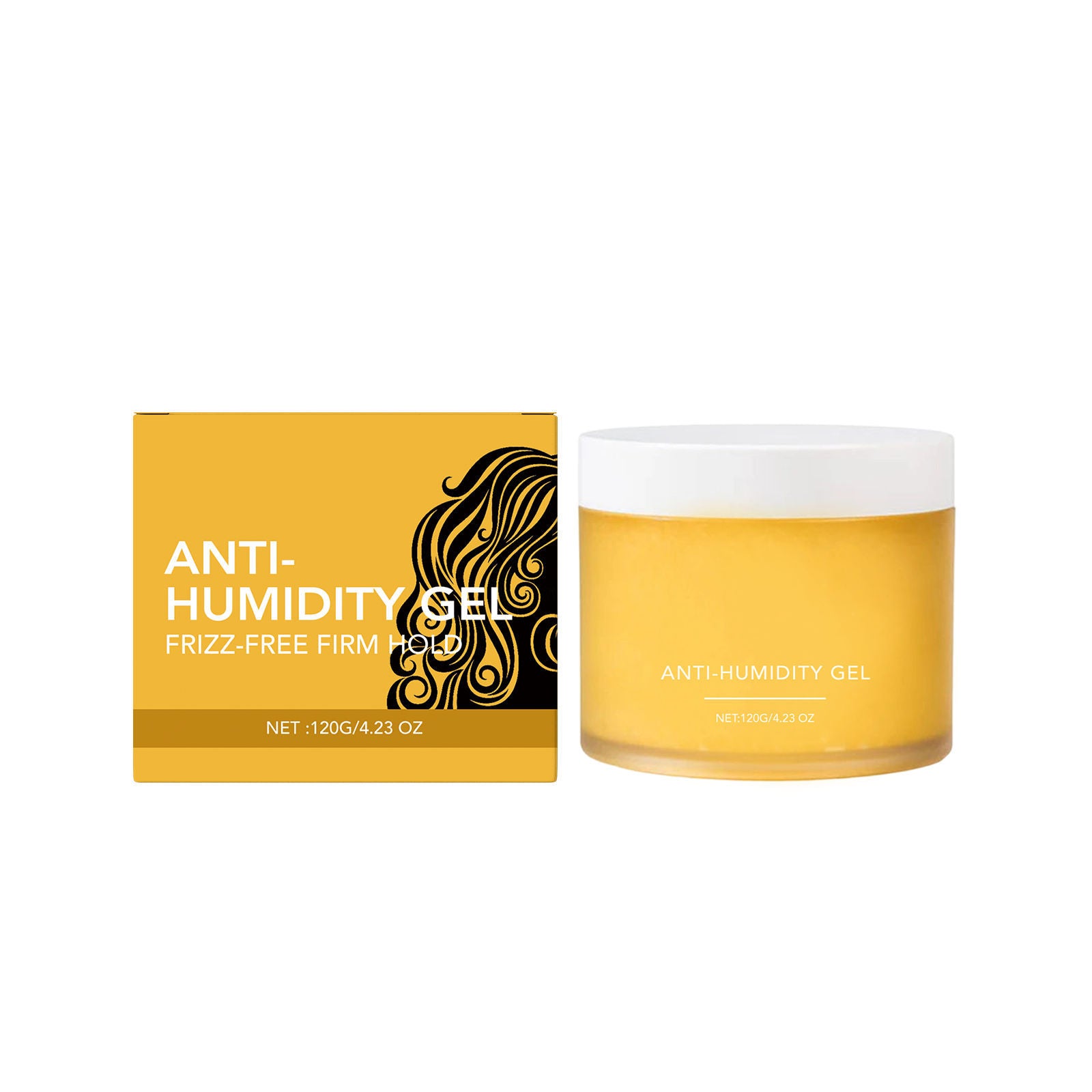 Curl Setting Cream, Natural Shine, Long-Lasting Style, Easy to Use ,120g
