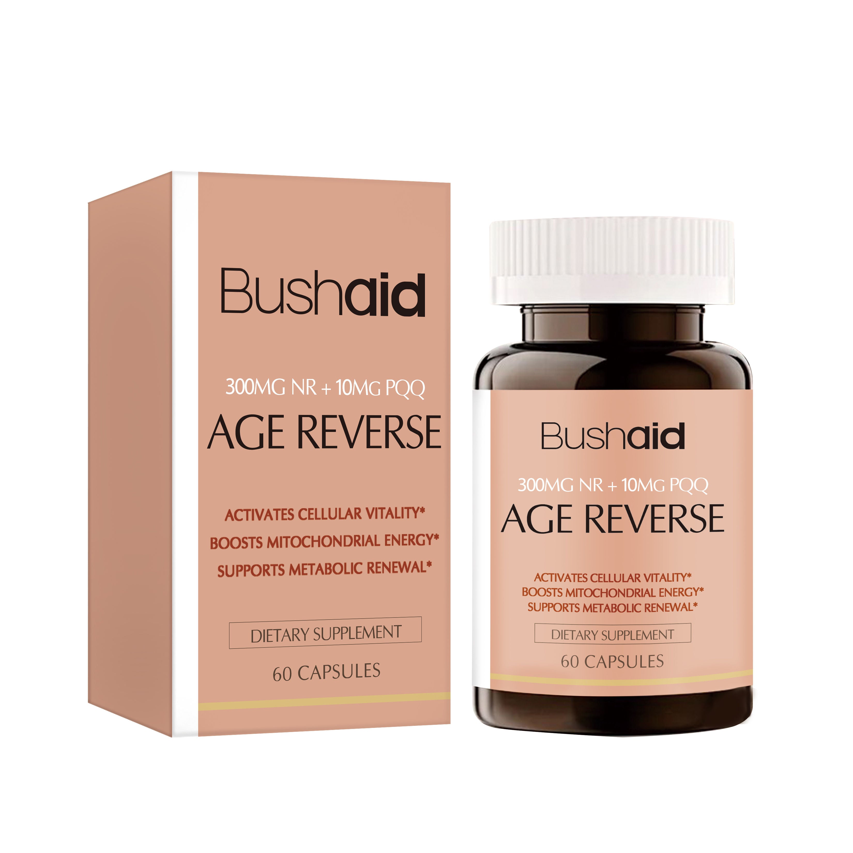 Boost Energy & Vitality with BushAid Body Care Supplement, Supports Cell Health ,60 capsules