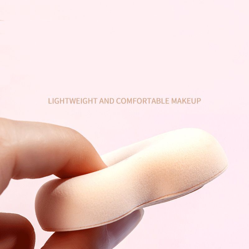 Reusable Makeup Puff Heart Shaped Makeup Sponges Cosmetic Tool With Storage Box