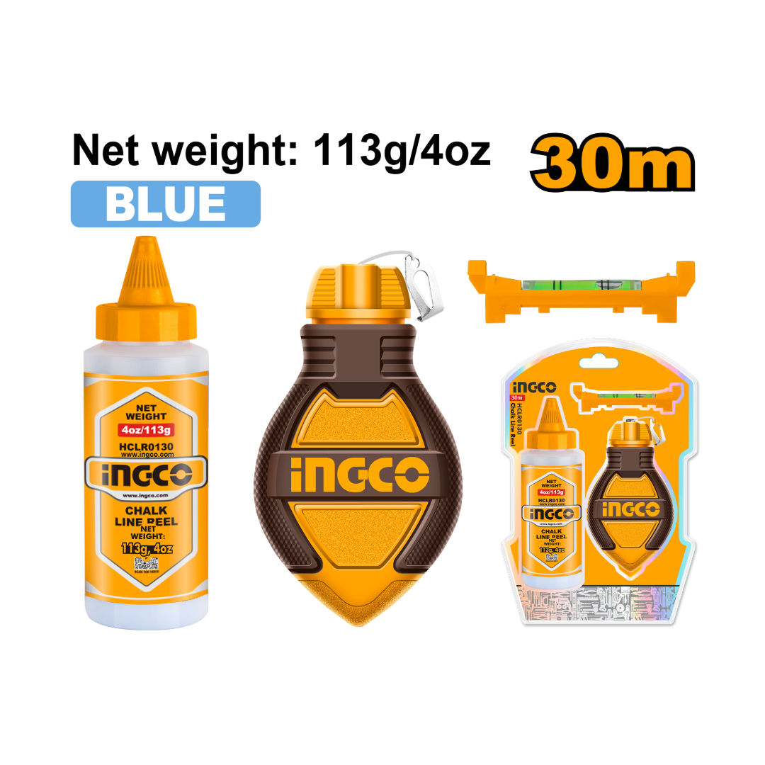 INGCO Chalk Line Reel Set, 30M
