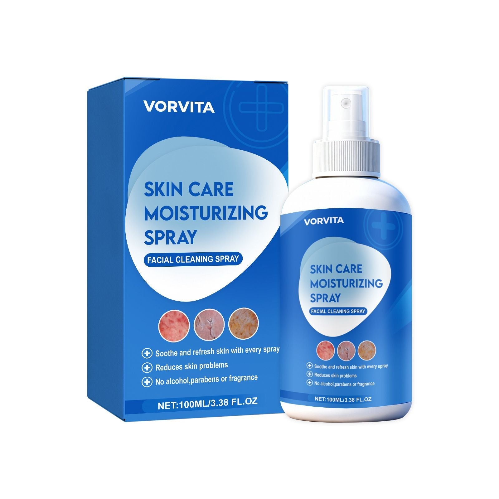 100ml Hydrating Facial Mist with Moisturizing and Makeup Refresh