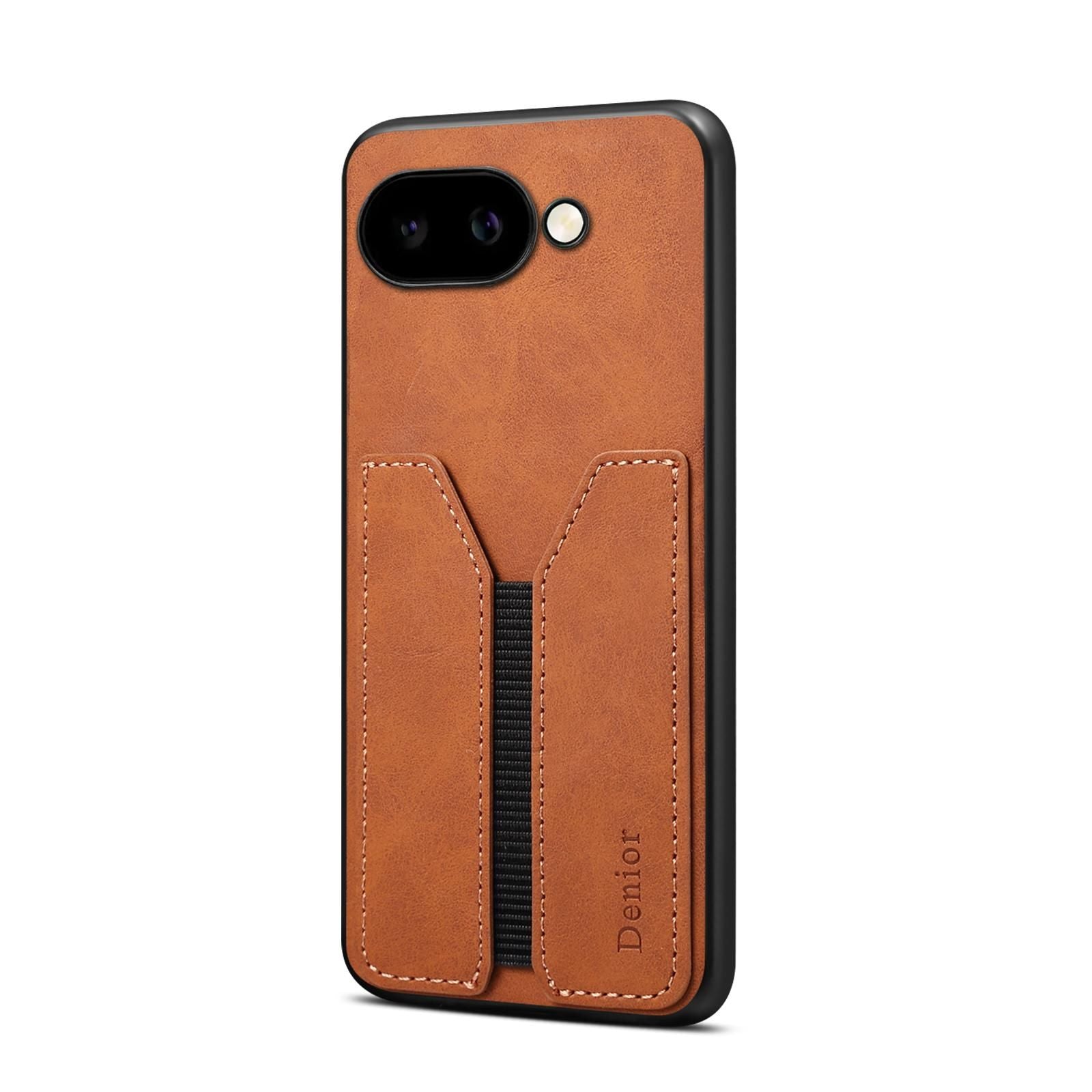Denior DV Elastic Card Slot PU Case For Google Pixel 9a