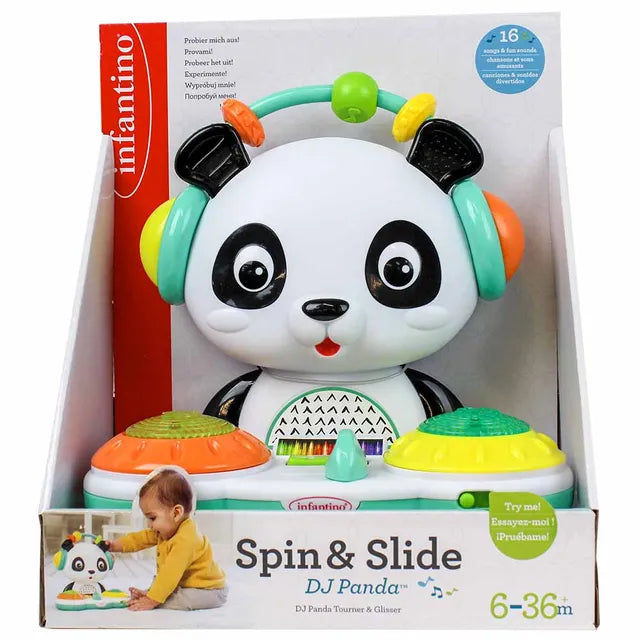 Infantino Spin & Slide DJ Panda Musical Toy
