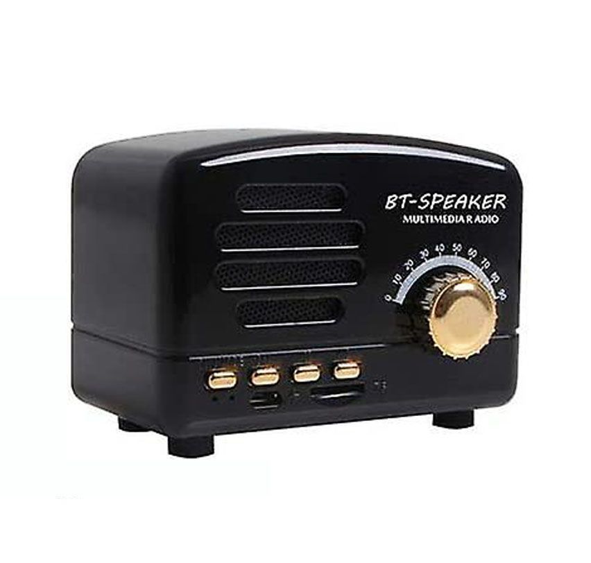 Retro Bluetooth Speaker Portable Wireless Stereo Speaker Mini Vintage AM FM Radio