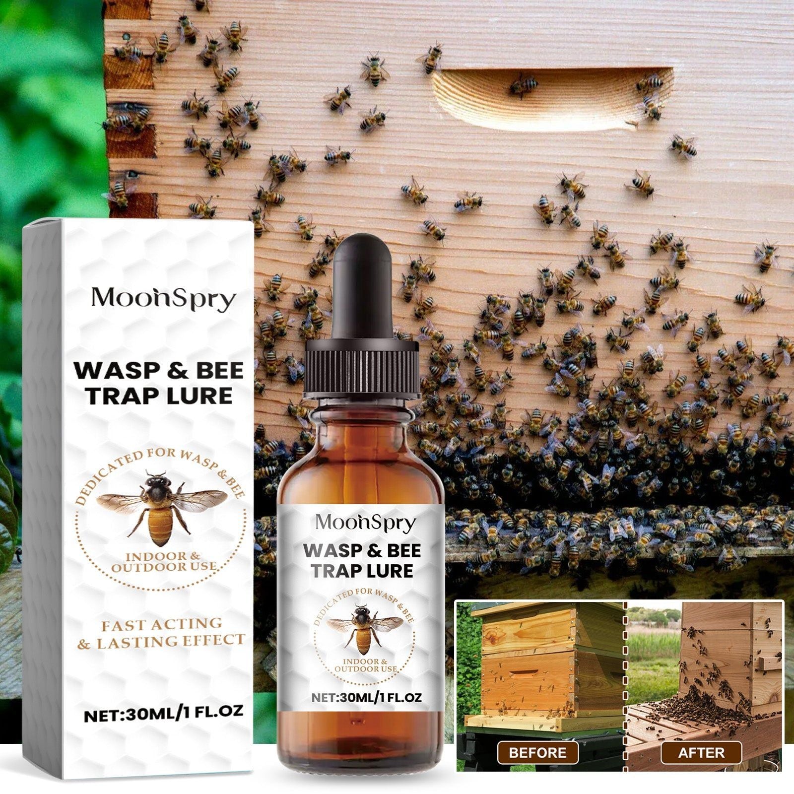 Boost Your Horticultural Beekeeping with Bee Attractant, Quick & Effective ,30ml