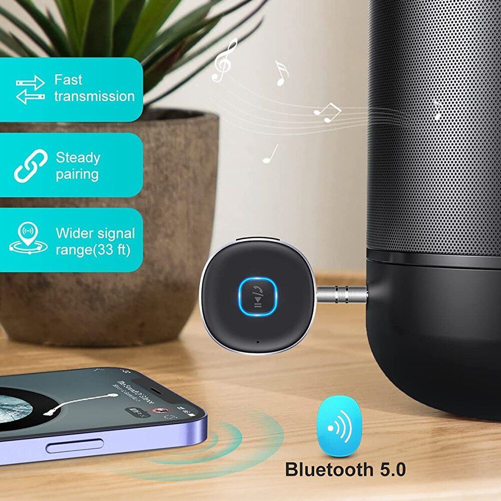 Wireless Car Bluetooth Receiver Transmitter Bluetooth Adapter Hands Free Calls