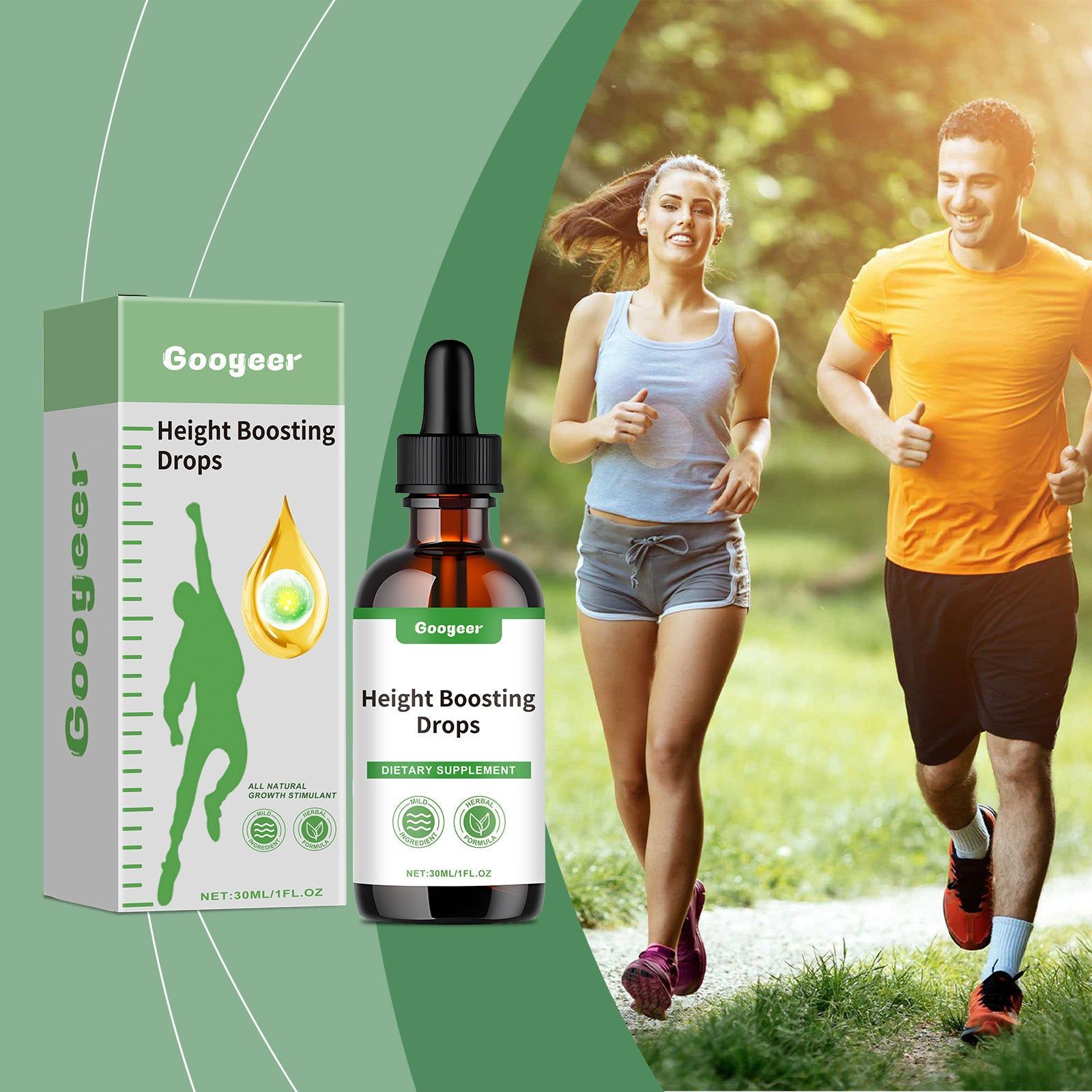 Boost Height Naturally with Chinese Herbal Body Care Drops, Enhance Vitality and Bone Health ,30ml