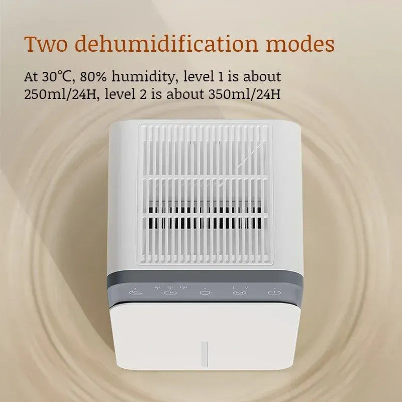 Air Dehumidifier Portable Mute Moisture Absorbers Machine Air Dryer For Home Bedroom Office