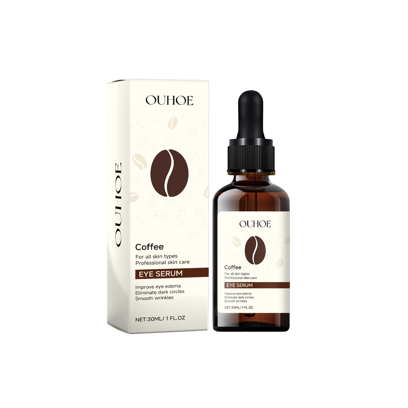 Eye Serum Remove Eye Bags and Dark Circles Brighten Skin Anti-Aging, 70 Characters ,30ml