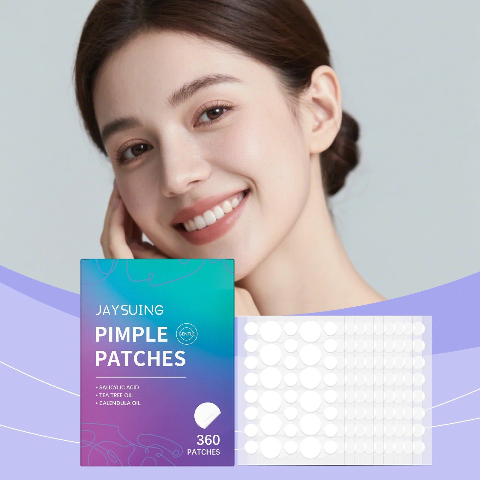 Clear Acne Patches for Facial Care, Blackheads, Gentle, Portable, Fast Results ,360pcs
