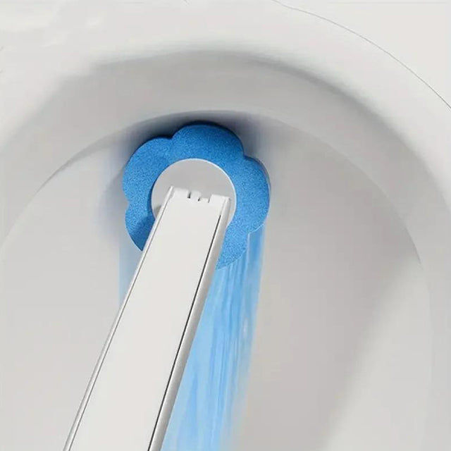 Disposable Toilet Brush Set with Replaceable Heads - Hygienic, Convenient Cleaning for Bathroom