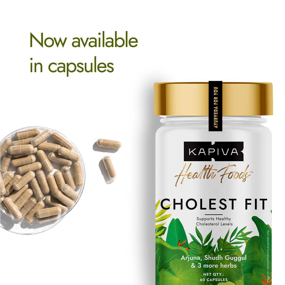 Kapiva Cholest Fit Capsules - Maintains Healthy Cholesterol