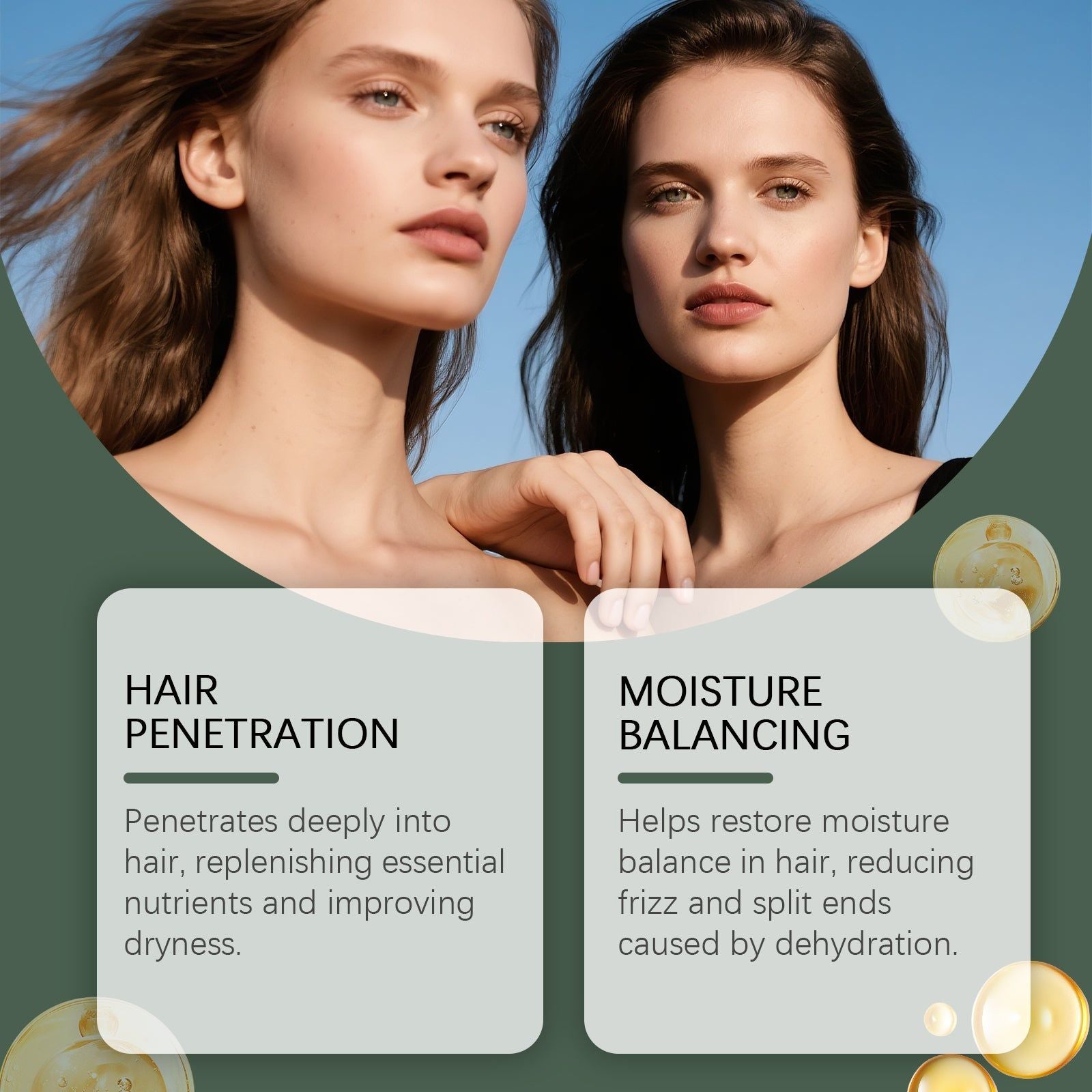 Revitalize Hair Care Essential Oil Spray, Hydrates, Protects, Reduces Frizz ,30ml