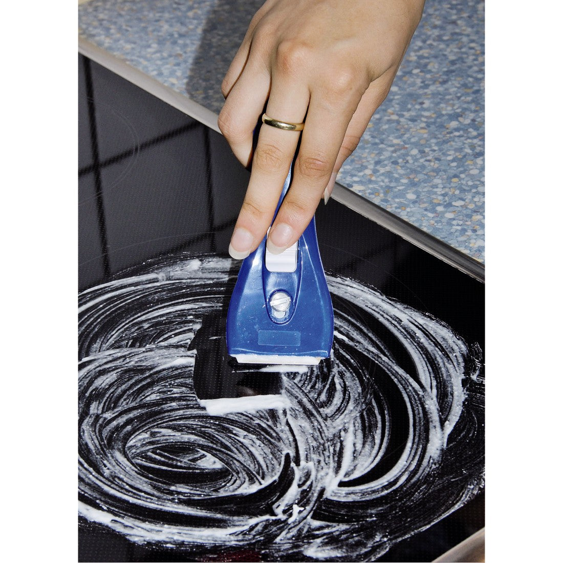 XAVAX 110702 Glass Scraper for Glass Ceramic Cooker Surfaces