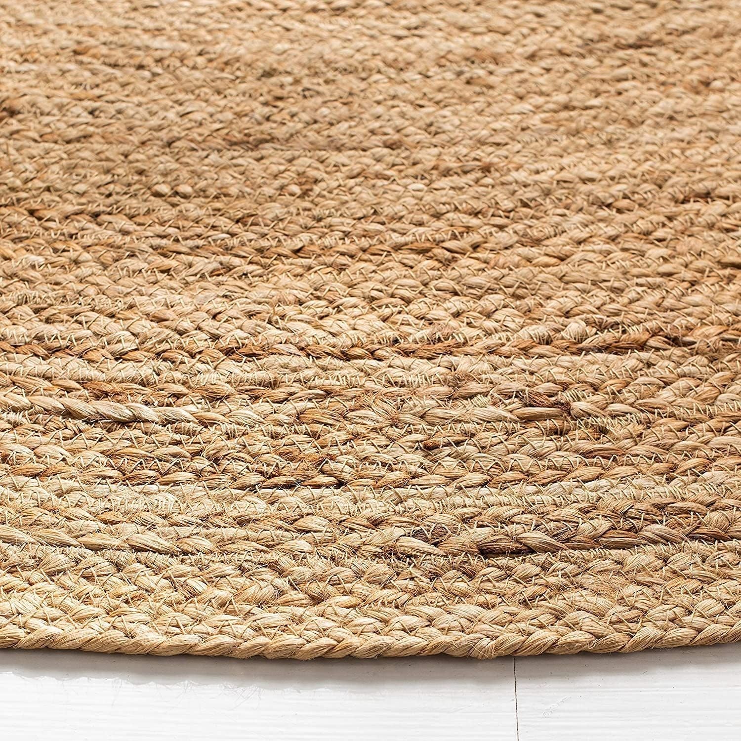 AIESY®- Round Modern Home Handwoven Jute Rug