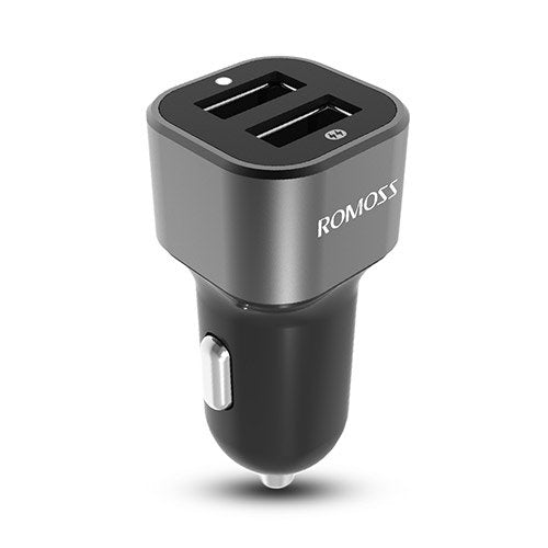 ROMOSS AM12 Dual USB Quick Charging 5V 2.1A Intelligent Car Charger