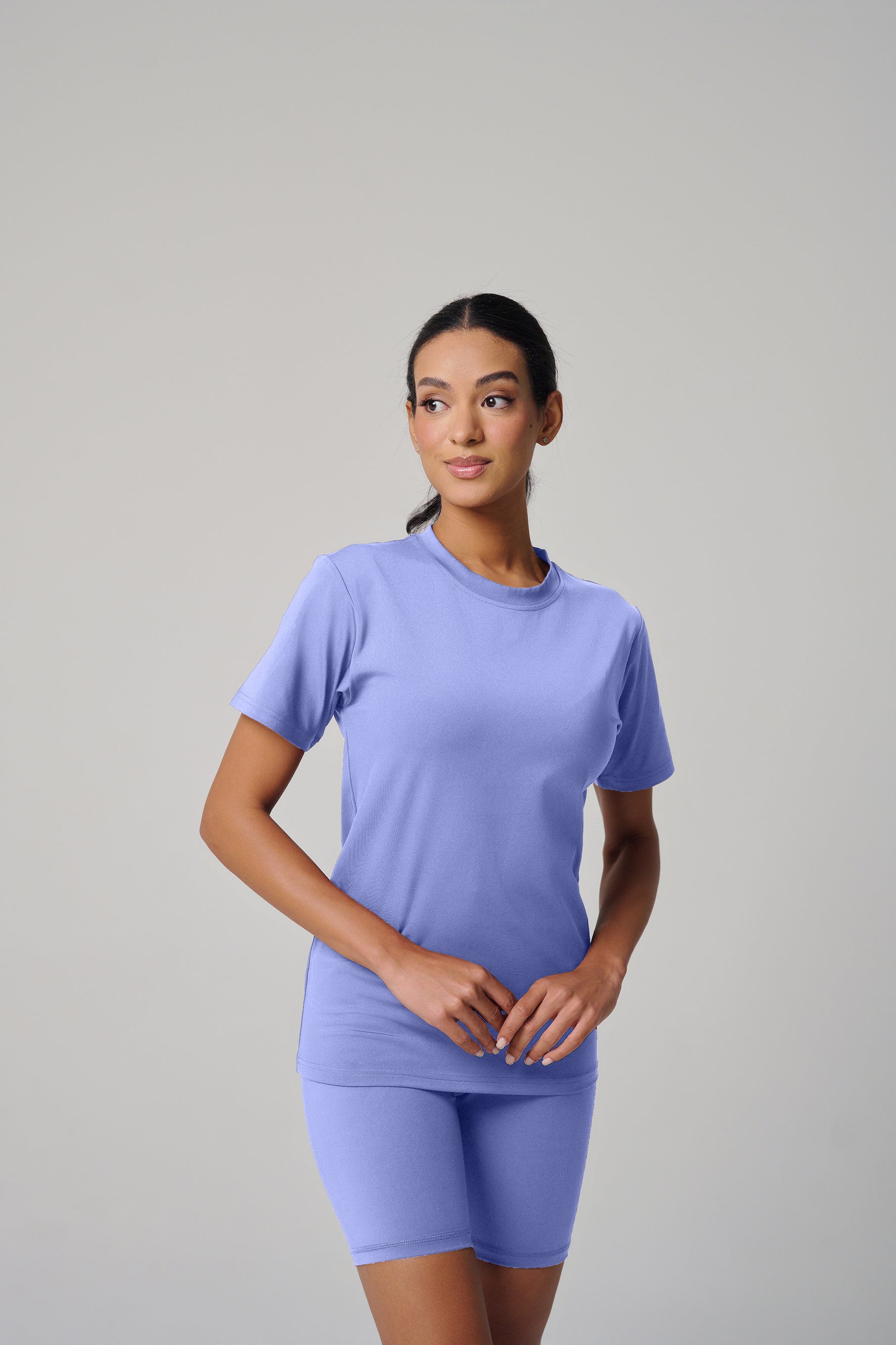 شورتات الدراجات النسائية الكلاسيكية من MULU - أزرق فاتح