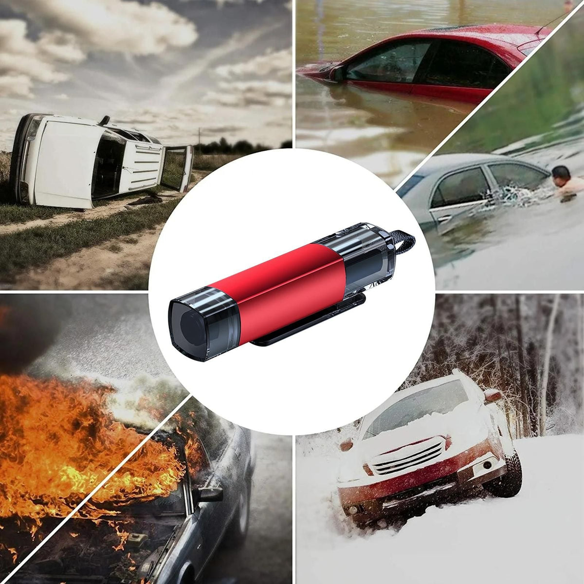 Car Safety Hammer Mini Lifesaving Hammer Multi Purpose Escape Window Breaker