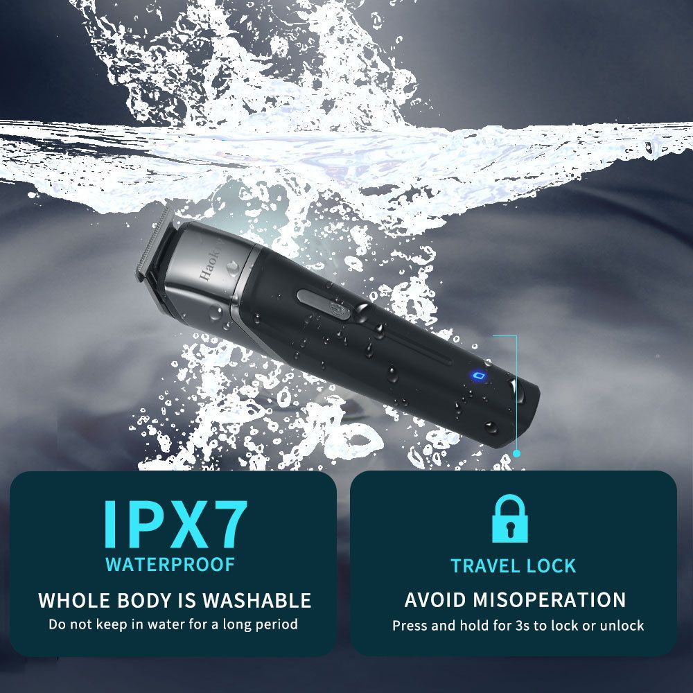 Multifunction Waterproof Hair Clipper