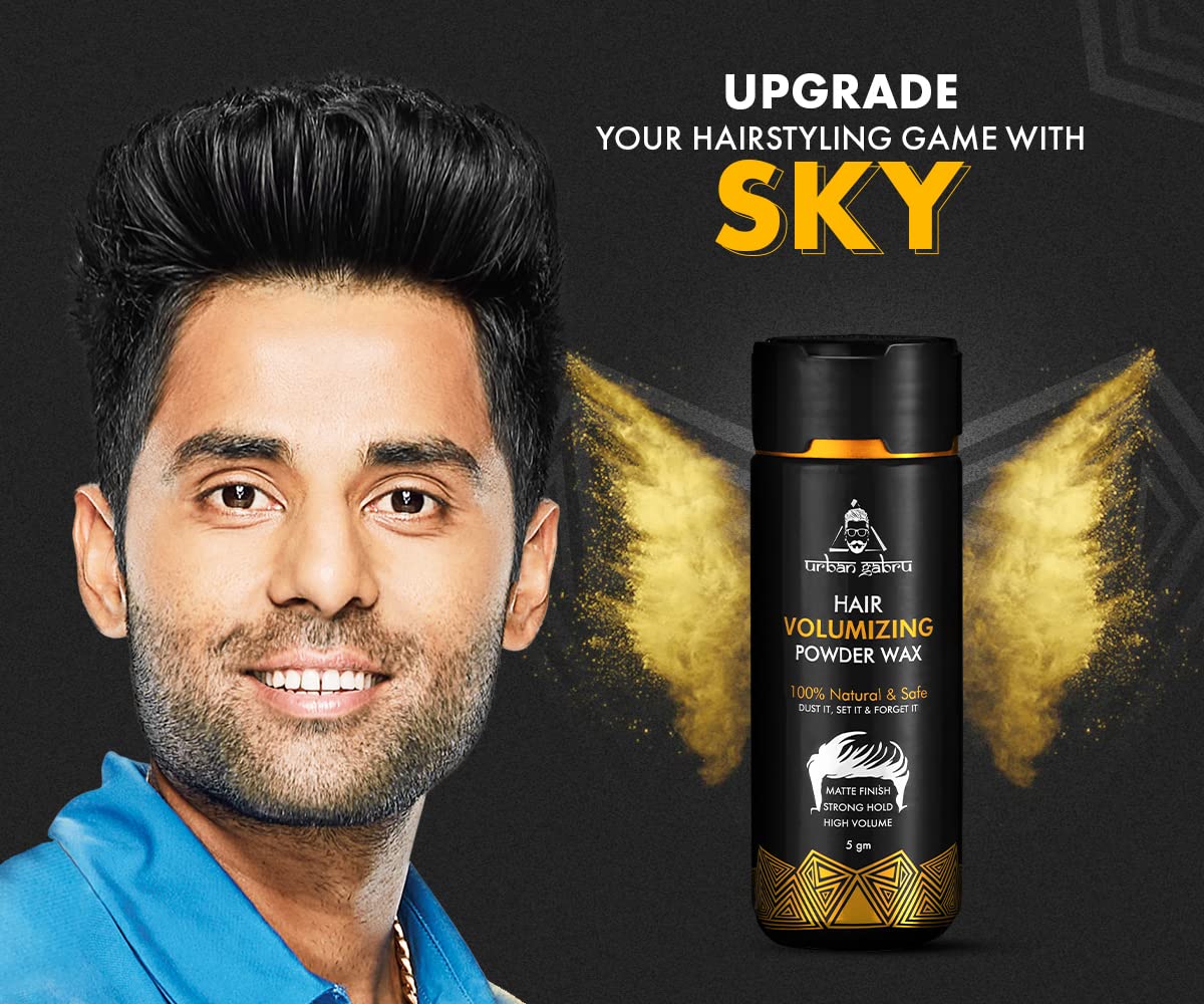 Urban Gabru Hair Volumizing Powder Wax strong hold | Matte Finish styling powder 5g