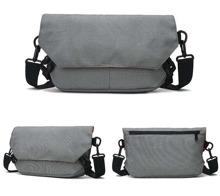 Men Messenger Bag Waterproof Canvas Crossbody Bags Lightweight Shoulder Bag