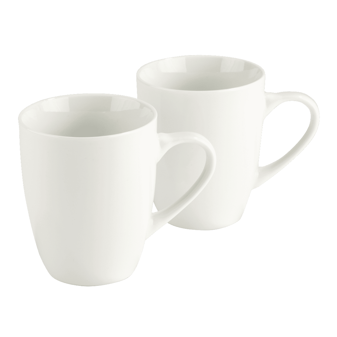 XAVAX 111214 "Vacant" Mug Set, 2 Pcs., white