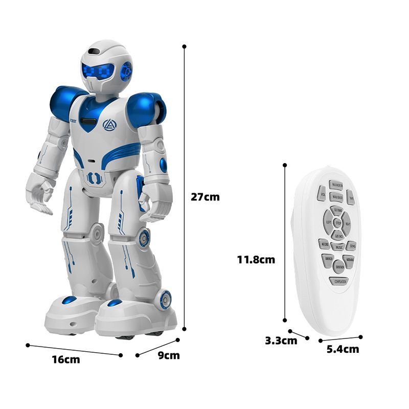 RC Robot Toy Voice Control Music Recording Toys Birthday Gifts for Age 3-9 Year Old Boys Girls