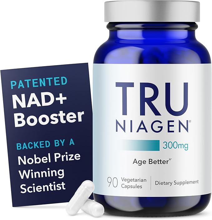 TRU NIAGEN 90 كبسولة/300 مجم - معزز NAD+ متطور | نيكوتيناميد ريبوسيد NR | يزيد الطاقة ويعزز مقاومة الشيخوخة