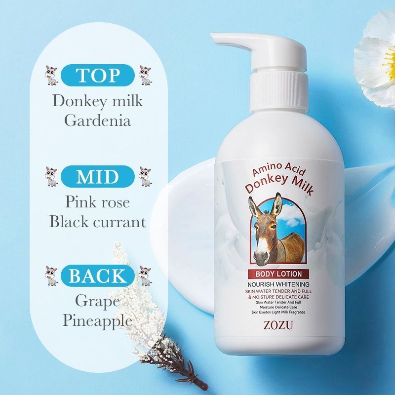Donkey Milk Body Lotion 256g -Moisturizing, Refreshing & Hydrating Skin -001-ZOZU62388