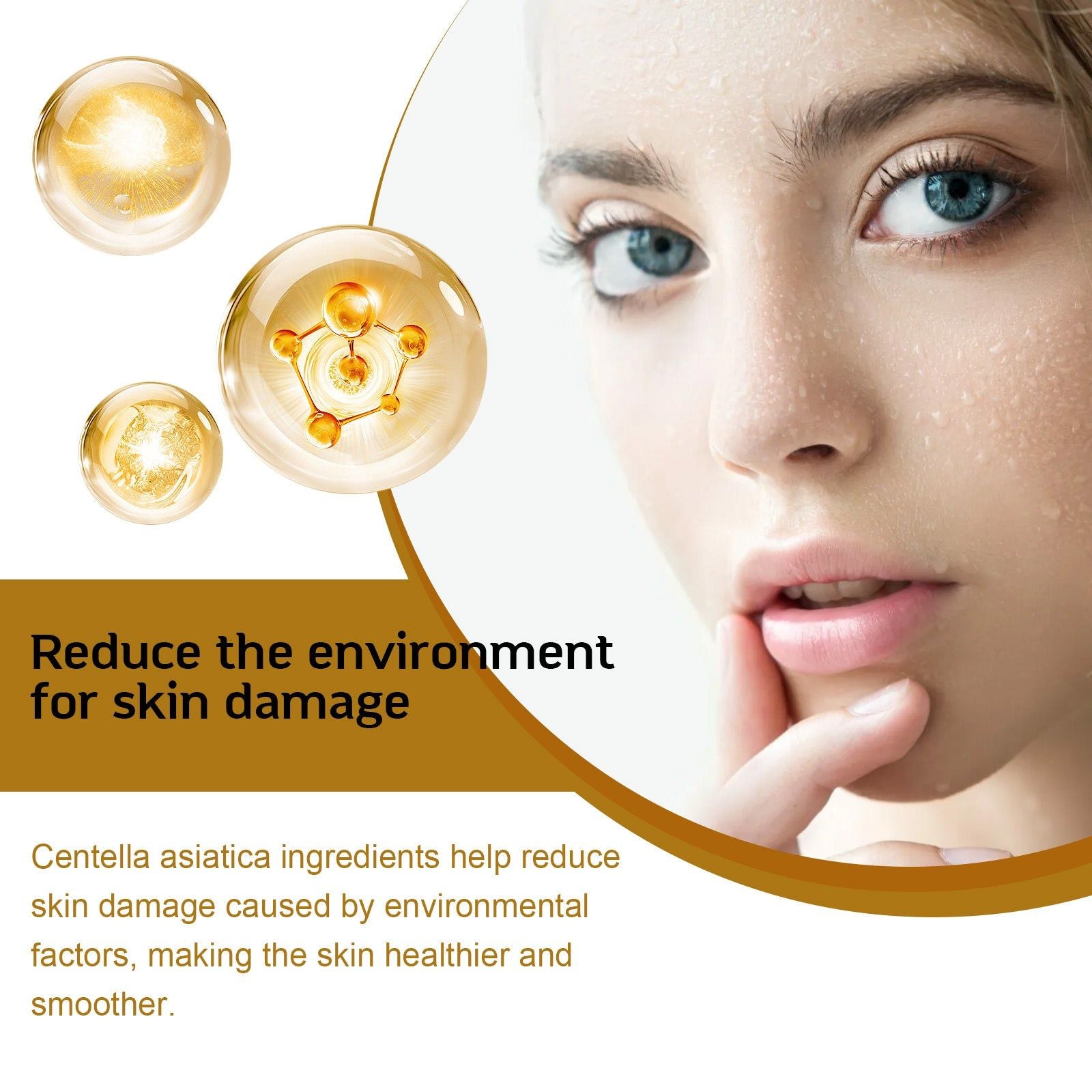 Centella Serum, Hydrating Moisturizer for Dry Skin, Brightening, Soothing, Deep Nourishment ,30ml