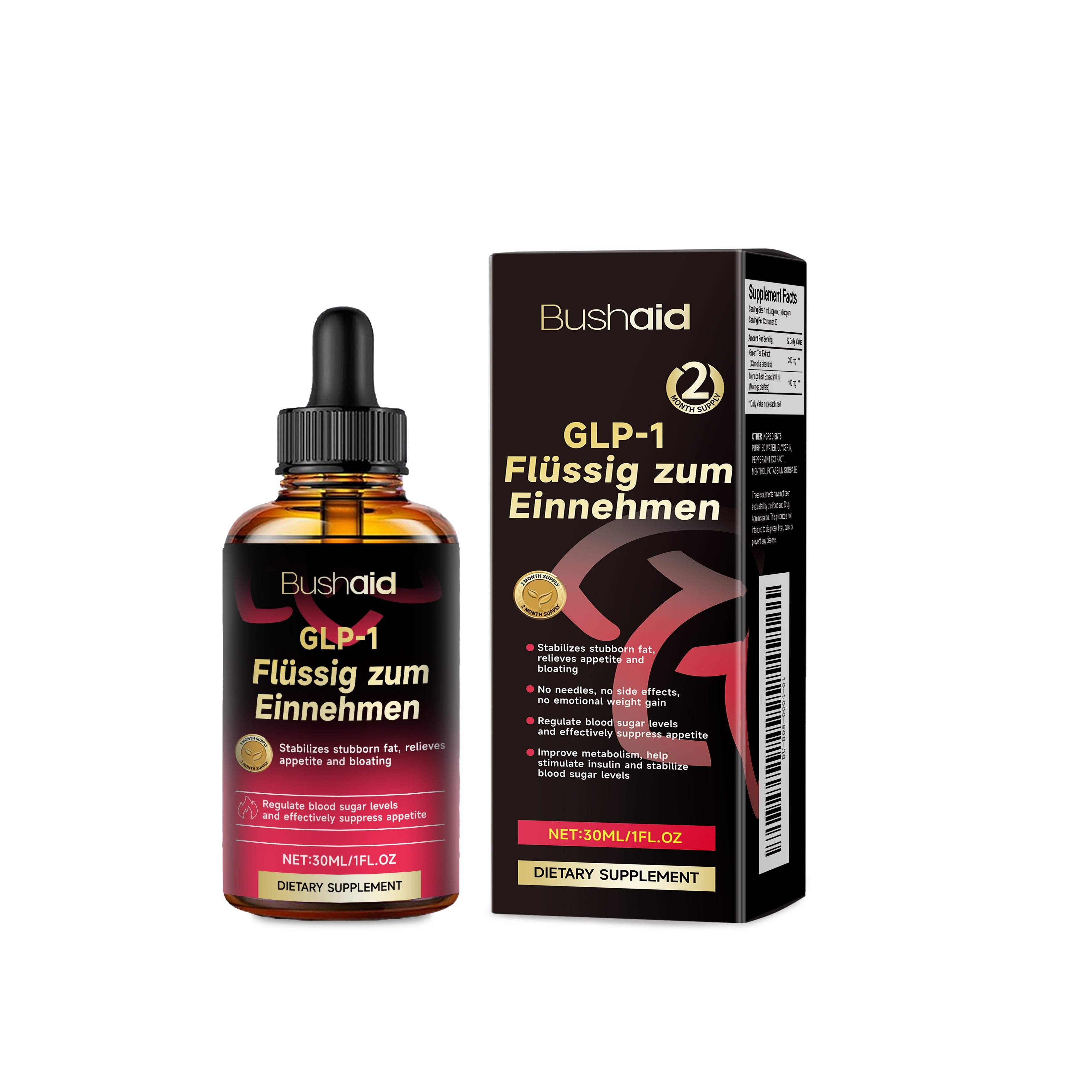 Boost Your Body Care with Sugar Control, Fat Burn, Slimming Drops, Natural Metabolism ,30ml