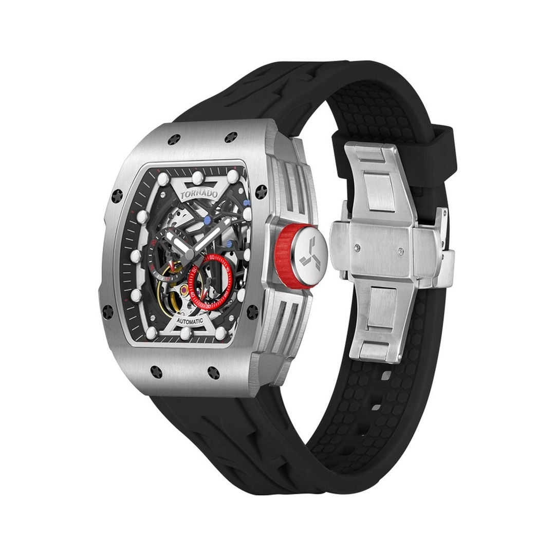 TORNADO Autonova Men's Automatic Silicon Strap Watch