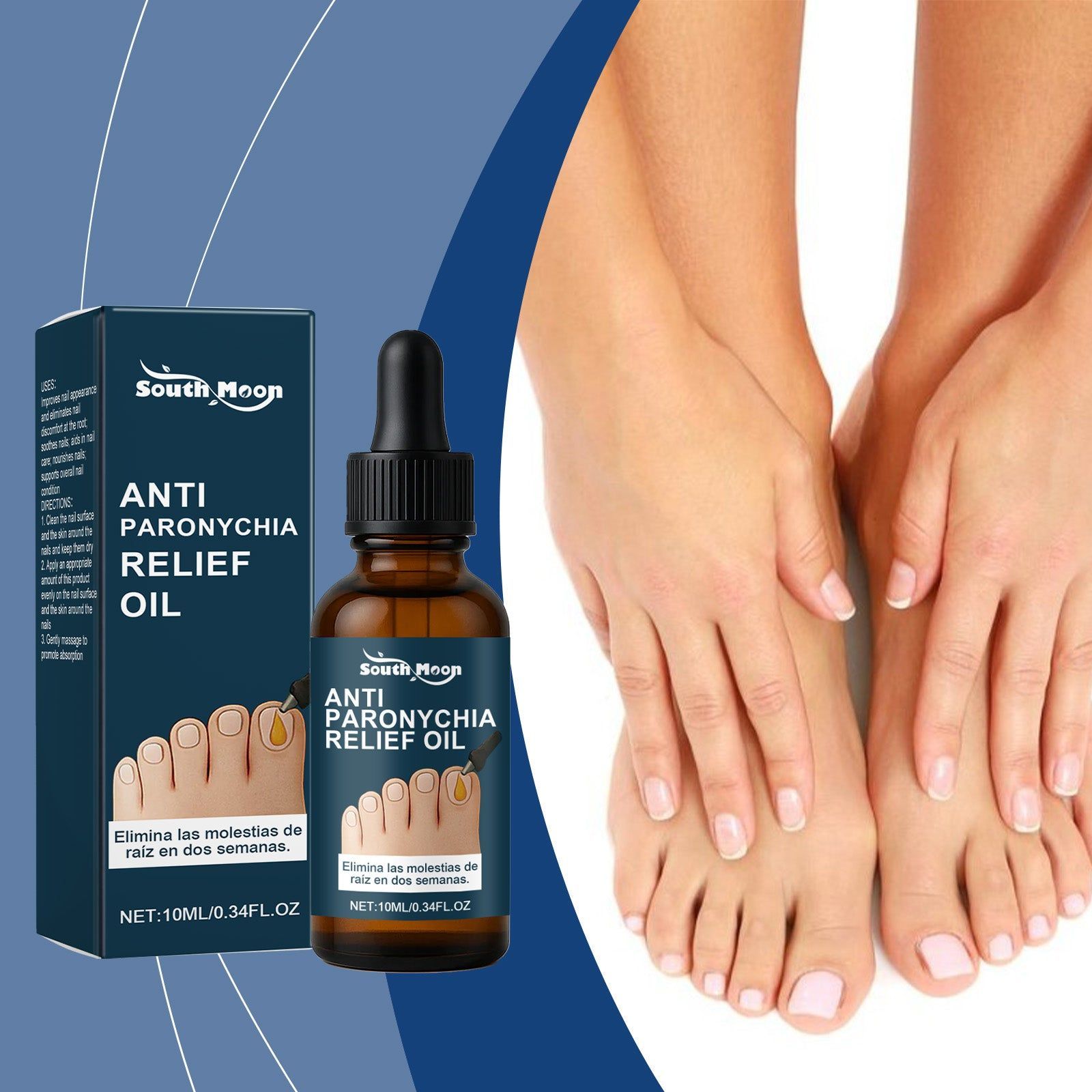 Daily Nail Care Liquid, Moisturizing, Nourishing, Brightening, Tea Tree Oil, Healthy Nails ,10ml/box