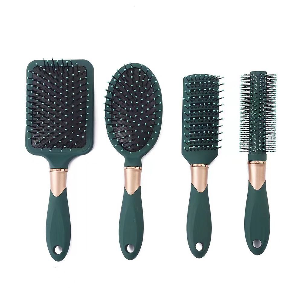4Pcs Air Cushion Paddle Hair Brush Set for Women