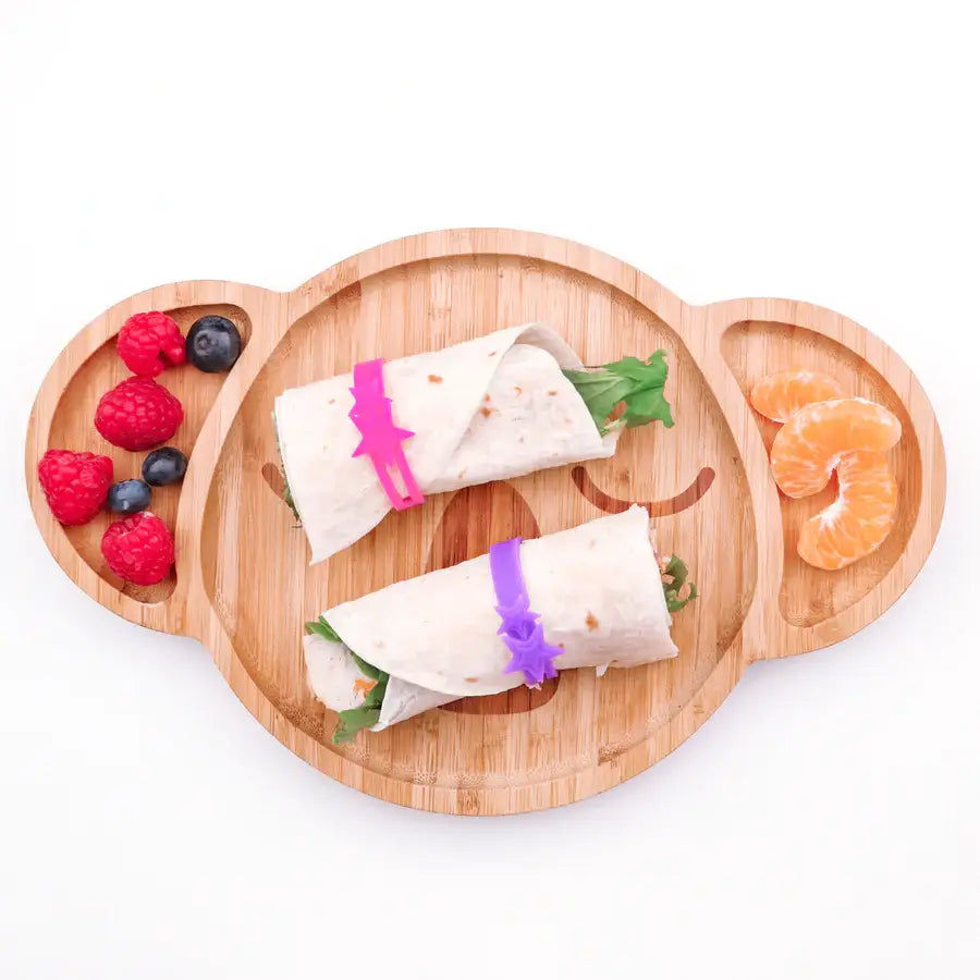 Lunch Punch Silicone Wrap Bands - Pink (5 Pack)